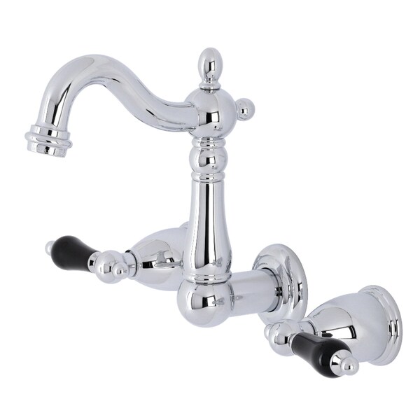 KS1221PKL Duchess 2-Handle Wall Mount Bathroom Faucet, Polished Chrome